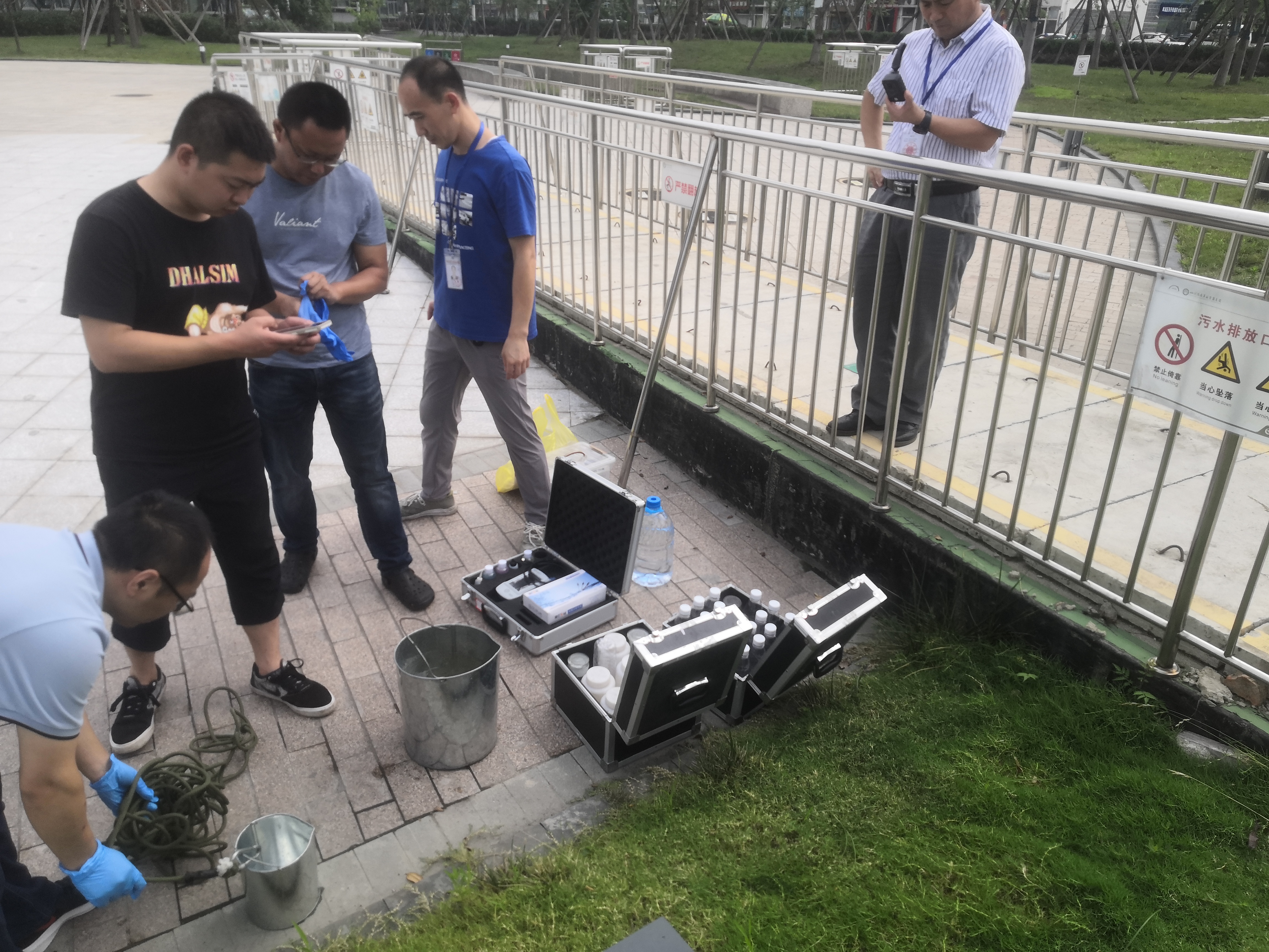 2021年8月6日，四川博水環(huán)保  在雙流空港醫(yī)院污水處理站，開展污水處理站應急演練